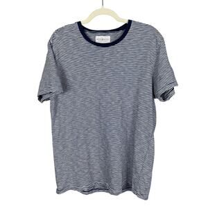 Denim & Supply Ralph Lauren Cotton Striped T-Shirt Top Nautical Coastal Sz Large